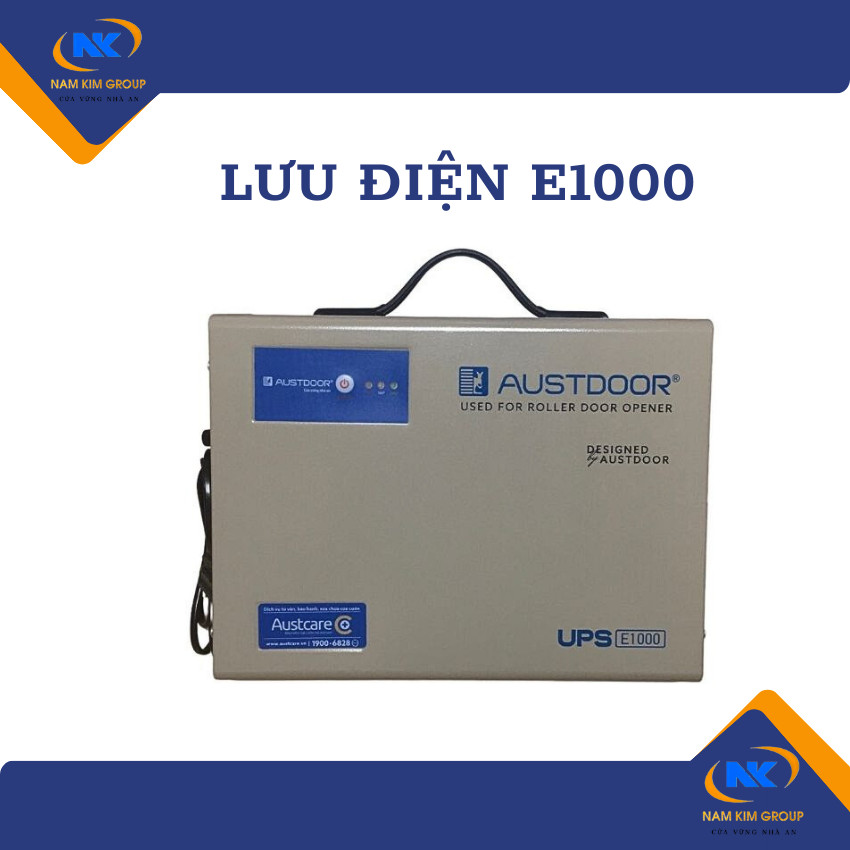 Lưu điện cửa cuốn Austdoor E1000